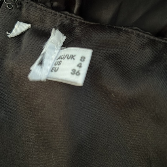 NWOT Princess Polly Layla Black Long Sleeve Mini Dress - Picture 6 of 7